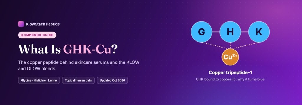 What is GHK-Cu: glycine, histidine and lysine bound to copper